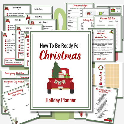 How To Be Ready For Christmas Holiday Planner