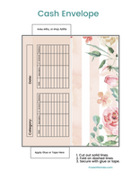 Floral Printable Cash Envelopes