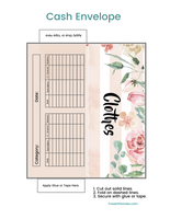 Floral Printable Cash Envelopes
